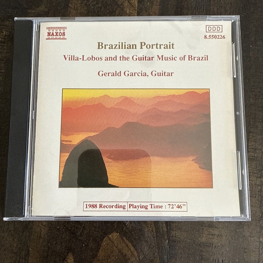 Brazilian Portrait Gerald Garcia Villa-Lobos Guitar Music Naxos CD 8.550226
